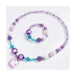 G.C Juego de 3 pulseras de collar de princesa para niña_3