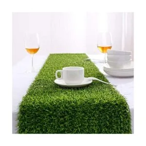 Farochy Camino de mesa de césped artificial camino de