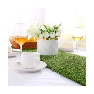 Farochy Camino de mesa de césped artificial camino de