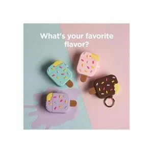 Elago Funda con llavero para audífonos AirPods 1 y 2 de