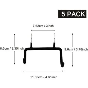 5 soportes para taladro de clavijas ganchos dobles para