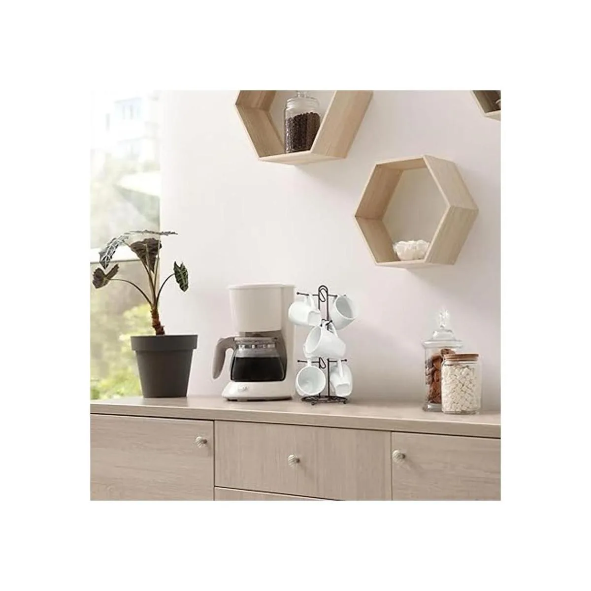 Blue Donuts Estante para tazas de café de granja árbol de_6