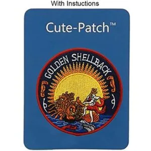 Parche bordado para coser o planchar diseño de concha_3