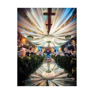 DJBM Tela de gasa transparente de color liso de 59_5