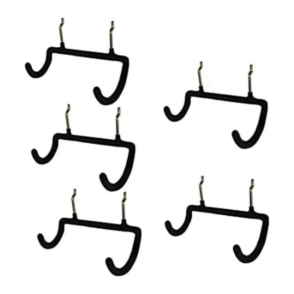 5 soportes para taladro de clavijas ganchos dobles para