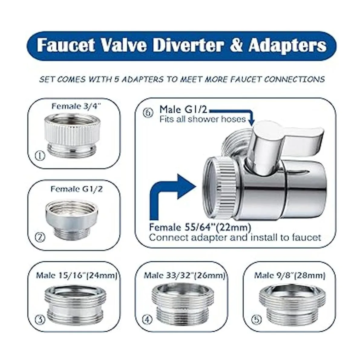 Kit de rociador de bidé de mano para inodoro de acero