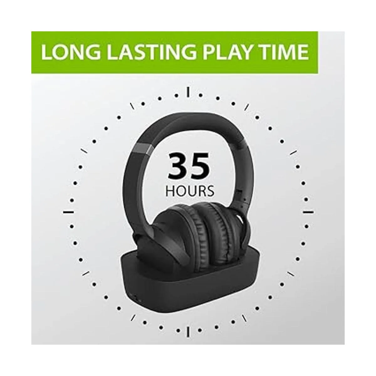 Avantree Conjunto de auriculares inalámbricos para ver TV_4