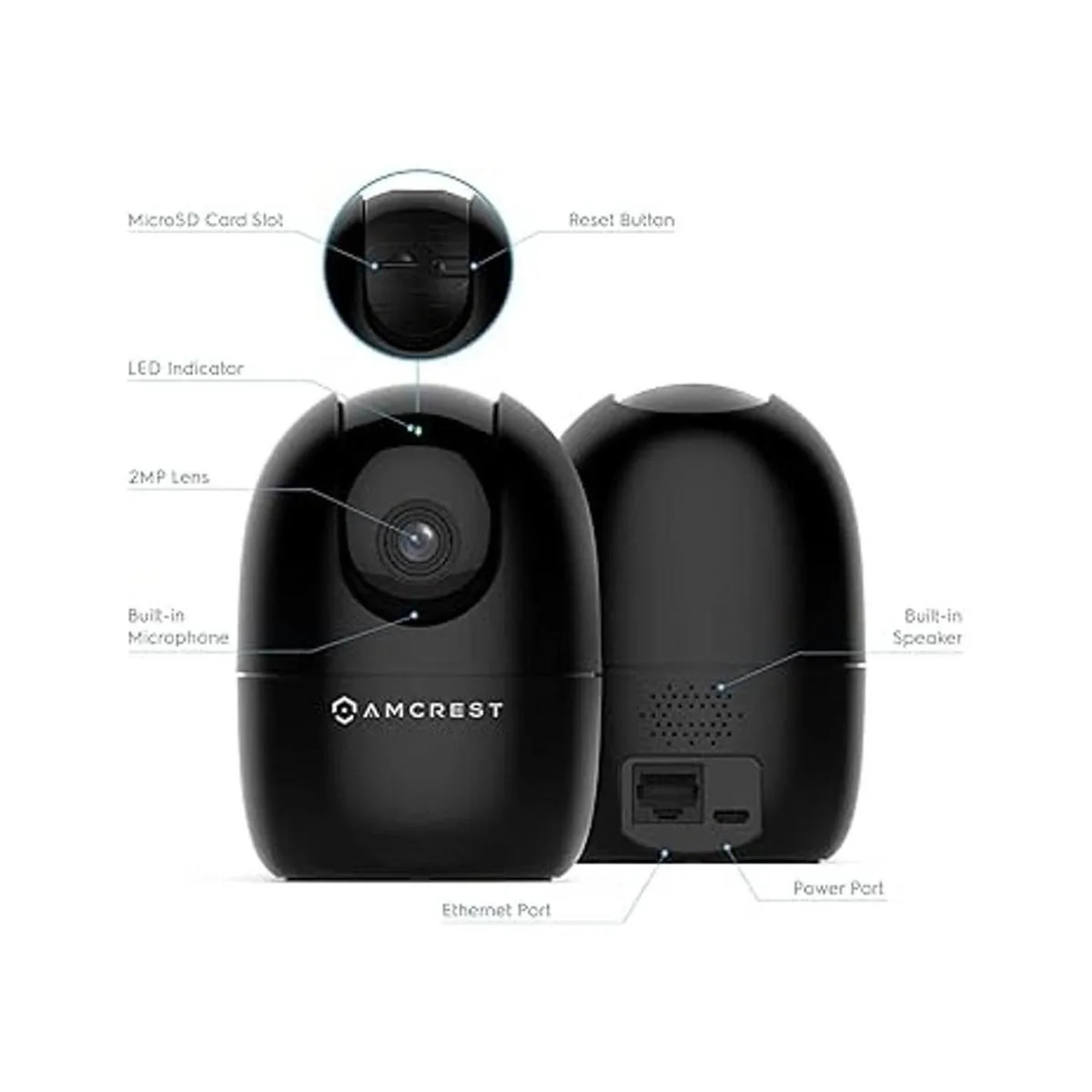 Amcrest Cámara WiFi 1080P para interiores cámara de_5