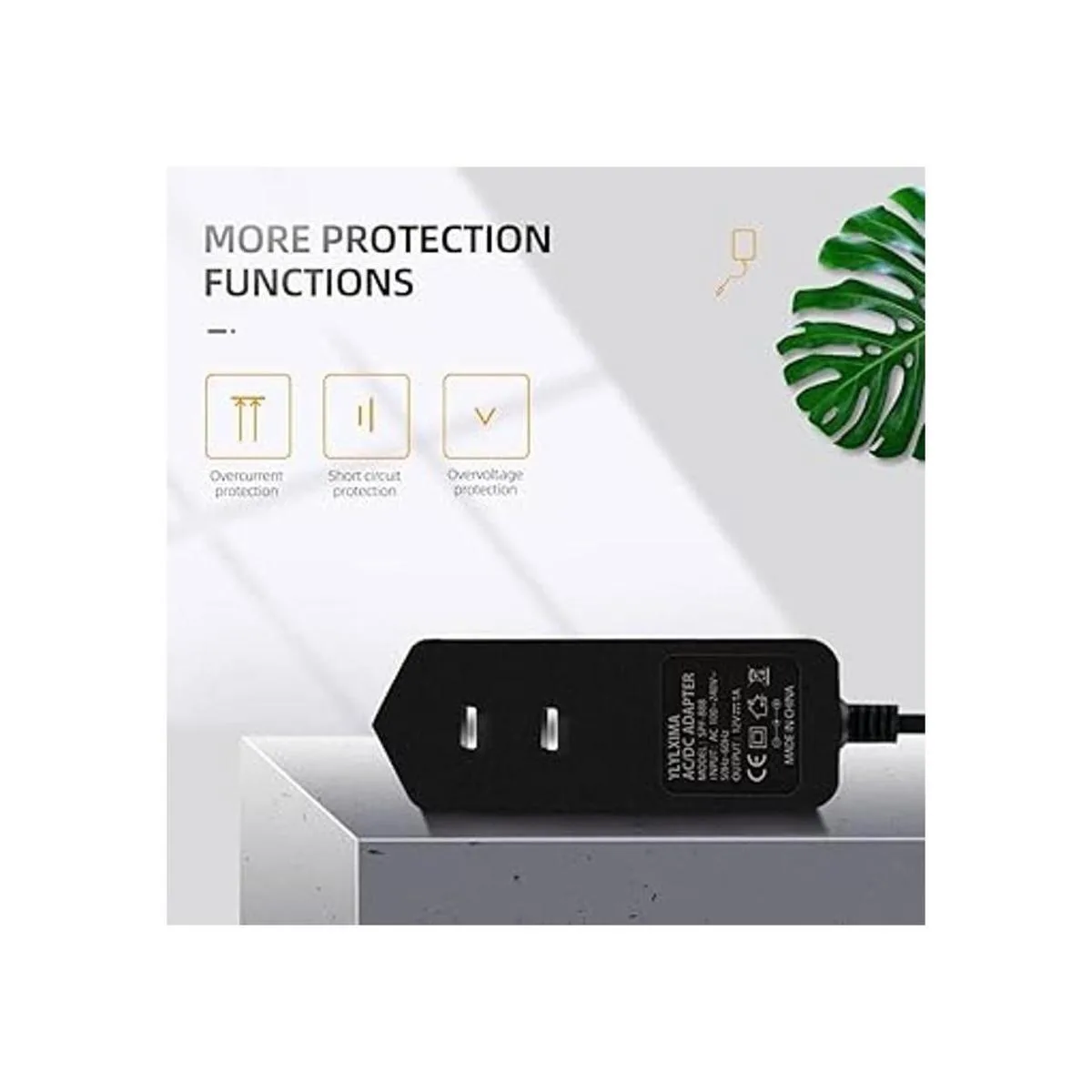 Adaptador de corriente de 12 V 1 A entrada de 100 V240 V_3