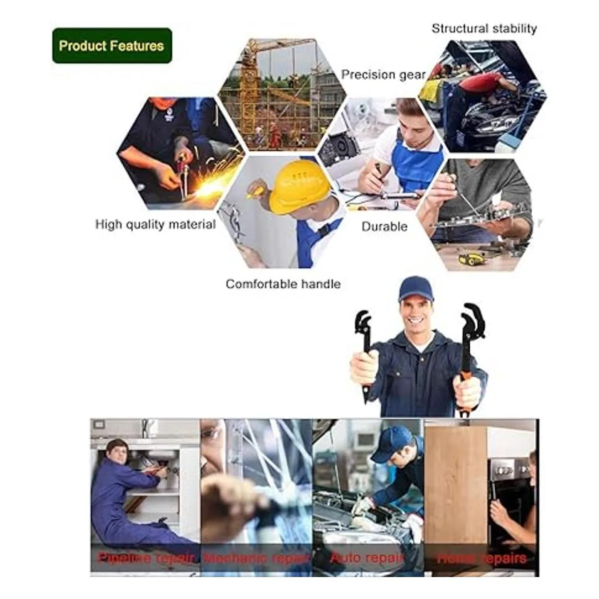 LEJOSTOL Llave mágica multifunción llaves universales