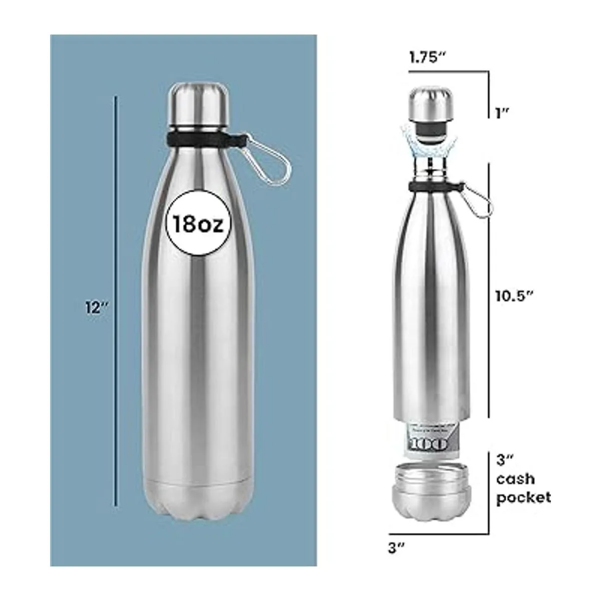 Botella de agua segura para diversión botella de acero_5
