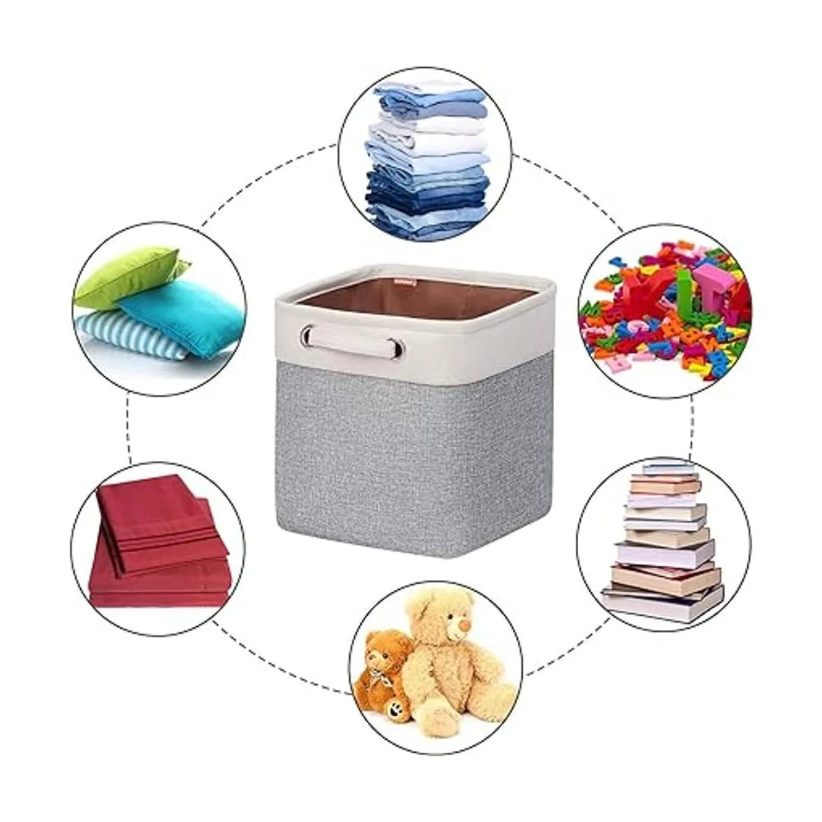 Kntiwiwo Contenedores de almacenamiento de cubos de 10.5 x_4