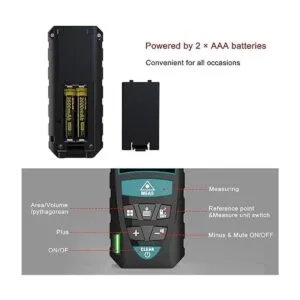 Medidor láser Mileseey by RockSeed digital 2 niveles de