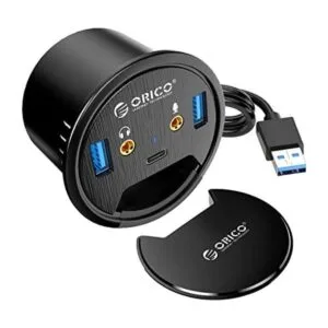 Orico Ojal de escritorio USB 3.0 Hub con 2 puertos tipo A_1