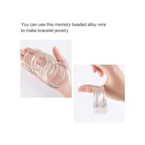 BENECREAT 500 Loop joyería de plata con memoria brazalete