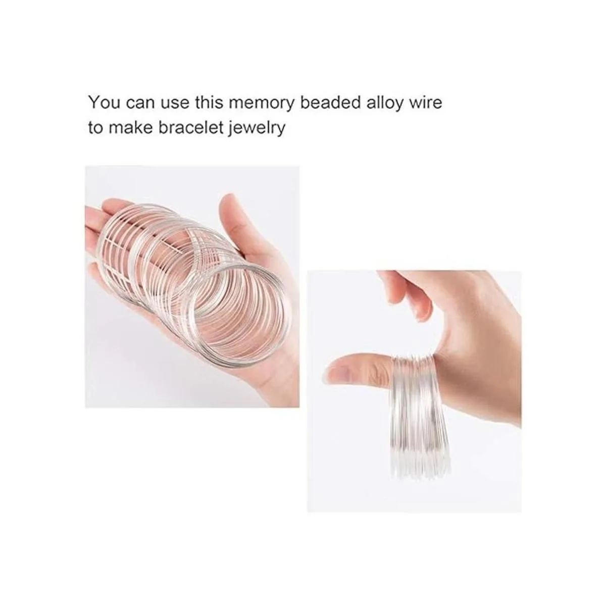 BENECREAT 500 Loop joyería de plata con memoria brazalete