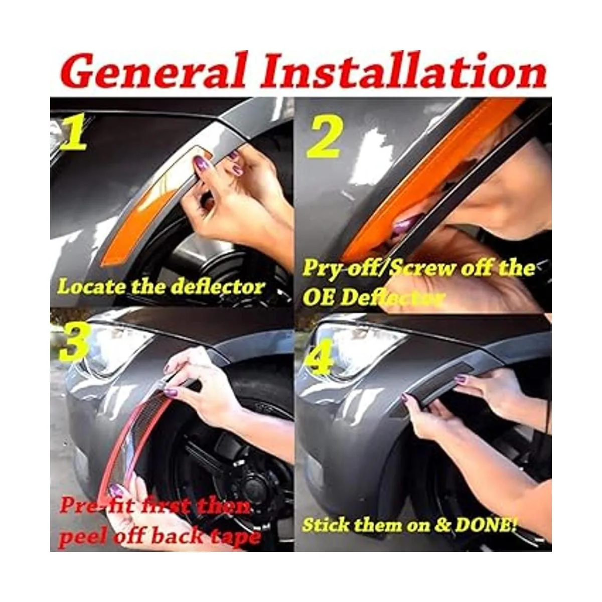 Overun Marcador lateral delantero parachoques reflector de_6