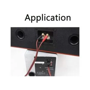 Cable de altavoz Banana Plug a RCA cable de altavoz RCA_4