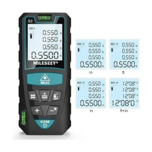 Medidor láser Mileseey by RockSeed digital 2 niveles de