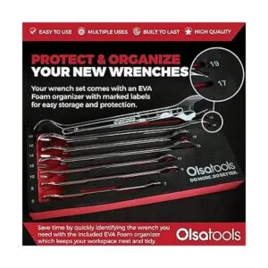 Olsa Tools Juego de llaves de extremo abierto superfinas_3