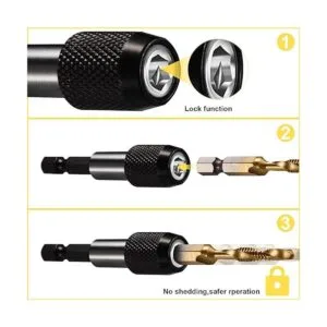 THINKWORK Juego de brocas combinadas 3 en 1 con_5