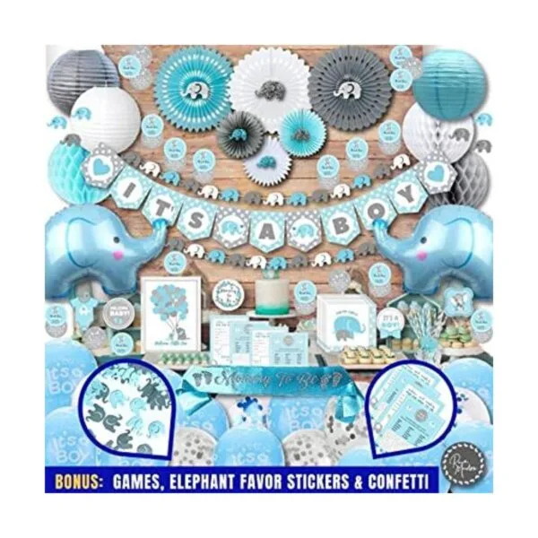Juego de 587 piezas de decoraciones de elefante prémium_1