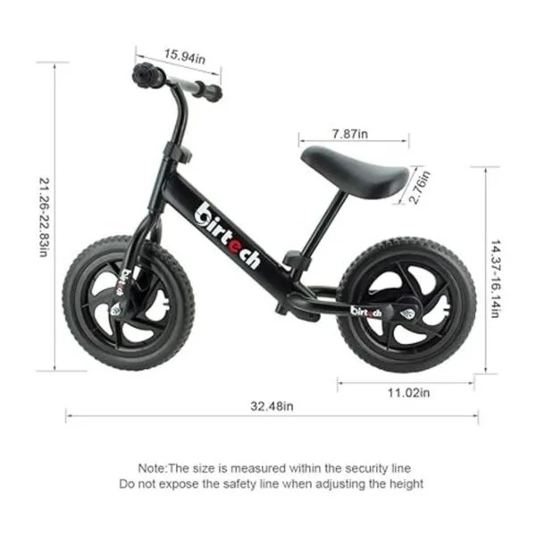 Birtech Bicicleta de equilibrio para niños de 2345_3