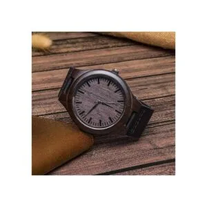 Fodiyaer Reloj de madera grabada personalizable regalo