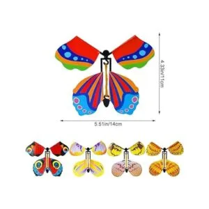 Outee Paquete de 10 tarjetas mágicas de mariposa voladora_2
