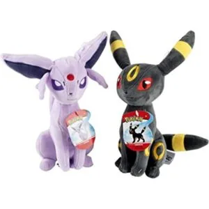 Pokemon Espeon and Umbreon Peluche de 8 pulgadas juguete_1