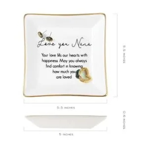 Plato para anillos regalo para madre tía novia amiga