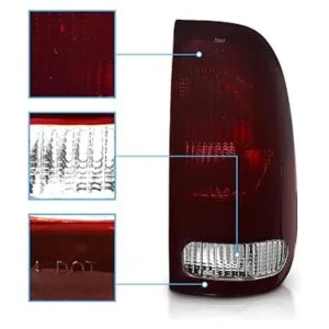 AmeriLite Juego de lámparas de freno halógenas de repuesto_3