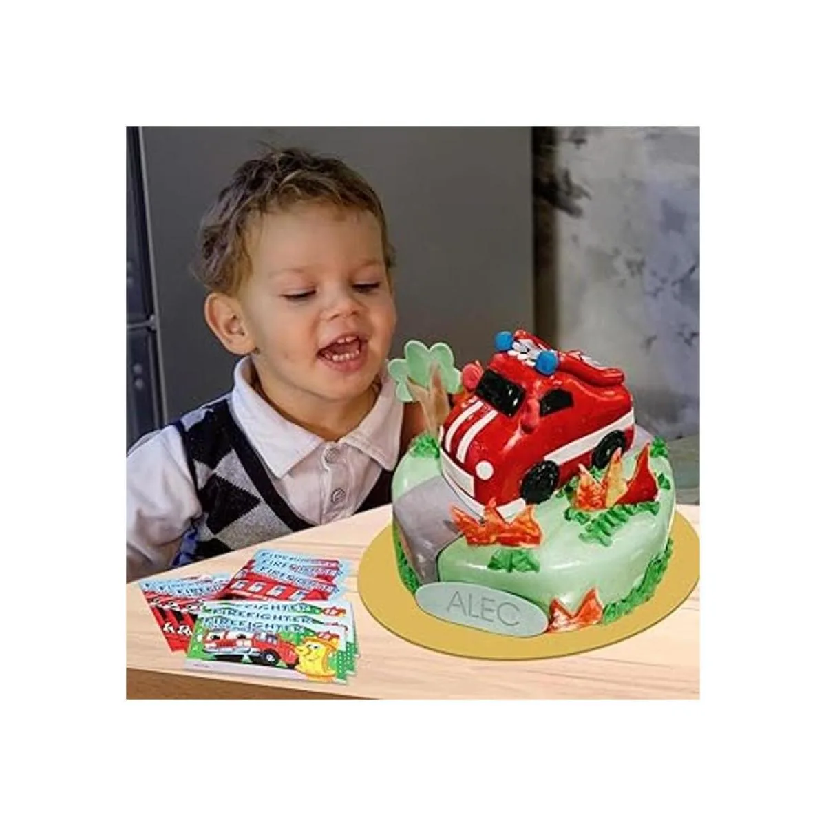 ArtCreativity Libros para colorear de bomberos paquete de_6