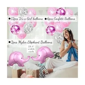 Juego de 587 piezas de decoraciones de baby shower de_4