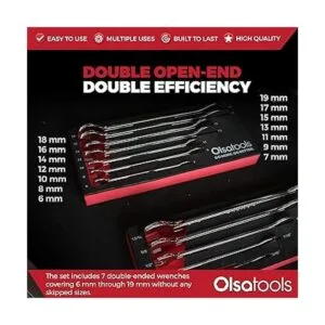 Olsa Tools Juego de llaves de extremo abierto superfinas_4