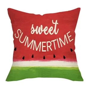Softxpp Sweet Summer Time Funda de almohada decorativa