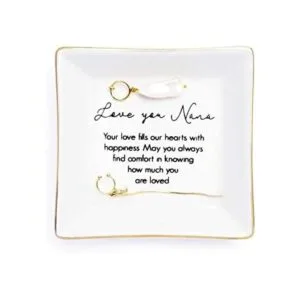 Plato para anillos regalo para madre tía novia amiga