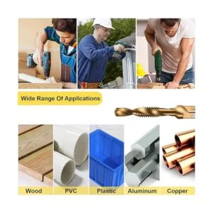 THINKWORK Juego de brocas combinadas 3 en 1 con_6