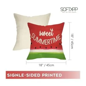 Softxpp Sweet Summer Time Funda de almohada decorativa