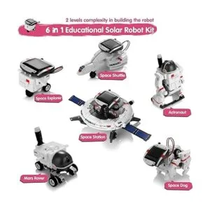 Juguetes de robot solar 6 en 1 STEM kits de aprendizaje_2