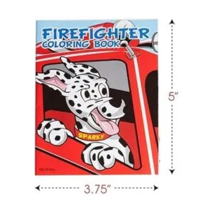 ArtCreativity Libros para colorear de bomberos paquete de_3