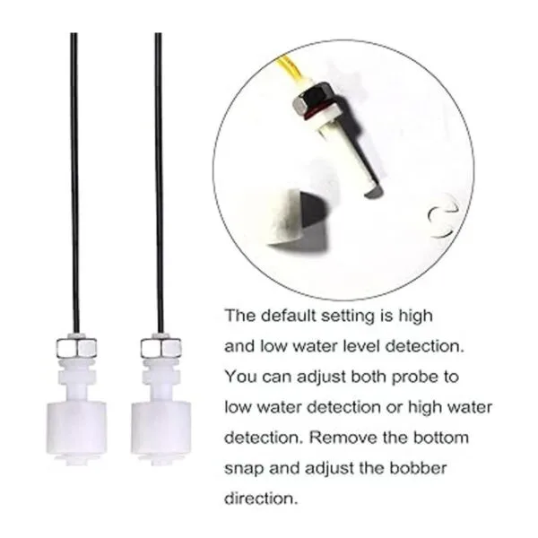 Sensor de nivel de agua altobajo alarma detector de