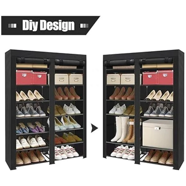 ERONE Organizador de almacenamiento para zapatos 28 pares_4