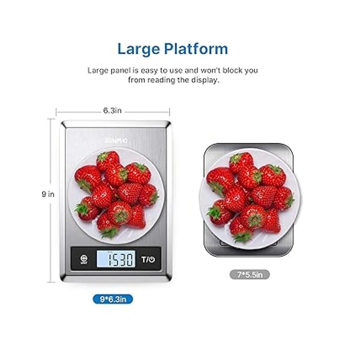 RENPHO Báscula digital de alimentos báscula de cocina de_5