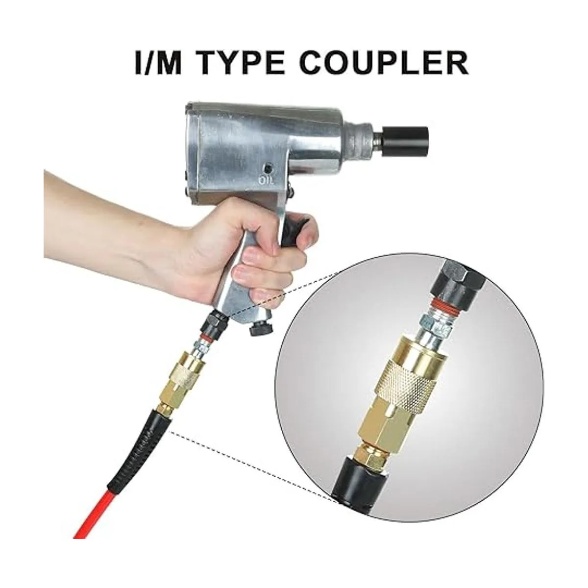 Hromee 14Inch x 100 Feet Polyurethane Air Hose with Bend_5