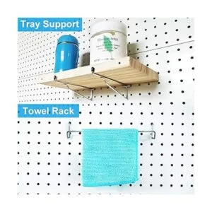 Ganchos para tablero de clavijas no se caen para garaje_6