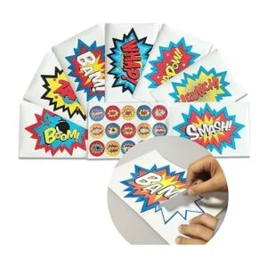ADJOY Paquete de 3 capas y máscaras de superhéroe rojo_4