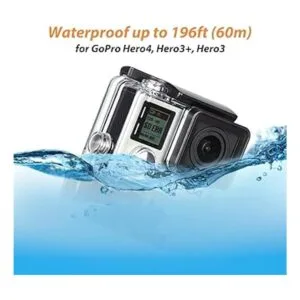 HONGDAK Carcasa impermeable para GoPro Hero 433 funda_3