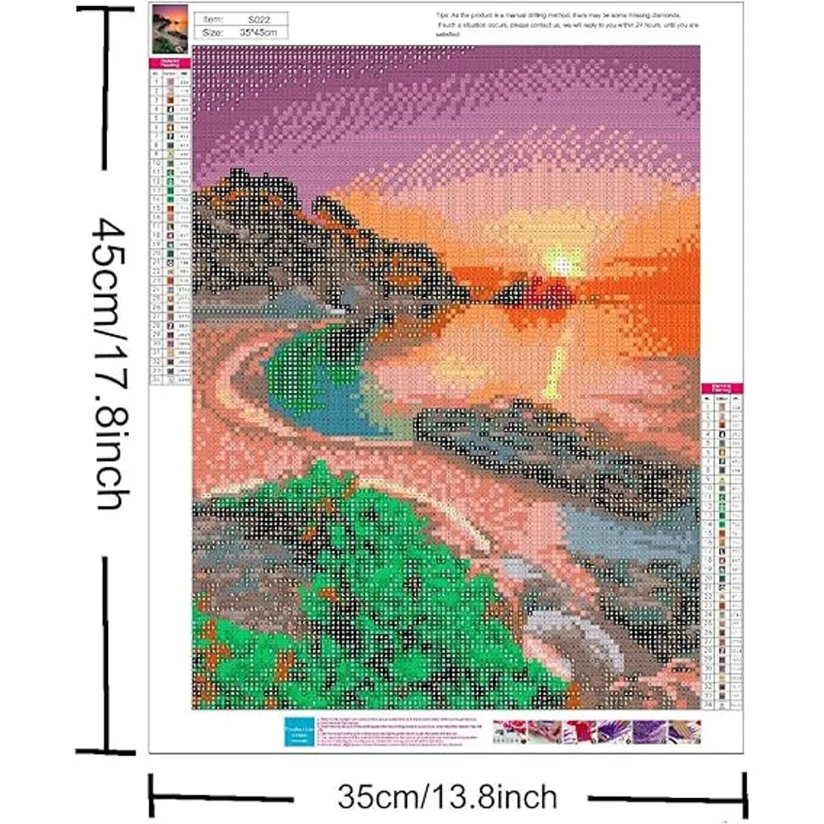 LVIITIS Pintura de diamante 5D por números kits de
