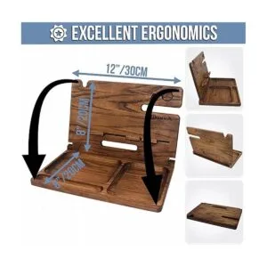 Estación de acoplamiento de madera 2 soporte para teléfono_2